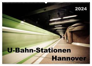 U-Bahn-Stationen Hannover (Wandkalender 2024 DIN A2 quer), CALVENDO Monatskalender von SchnelleWelten,  SchnelleWelten