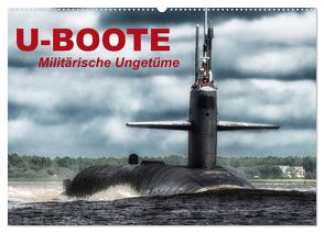 U-Boote – Militärische Ungetüme (Wandkalender 2024 DIN A2 quer), CALVENDO Monatskalender von Stanzer,  Elisabeth