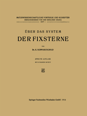 Über das System der Fixsterne von Schwarzschild,  K.