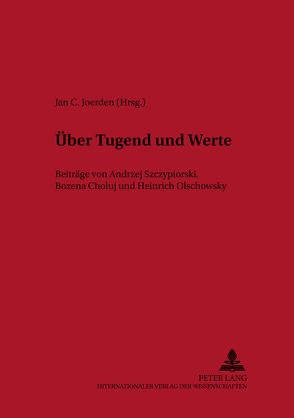 Über Tugend und Werte von Joerden,  Jan C.