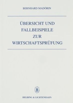 Übersicht und Fallbeispiele zur Wirtschaftsprüfung von Madörin,  Bernhard