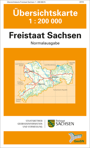 Übersichtskarte Freistaat Sachsen