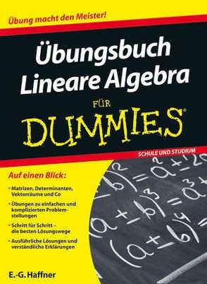 Übungsbuch Lineare Algebra für Dummies von Haffner,  E.-G.