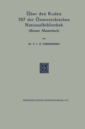 Über den Kodex 507 der Österreichischen Nationalbibliothek von Vermeeren,  P.J.H.