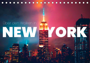 Über den Wolken in New York (Tischkalender 2024 DIN A5 quer) von Monkey,  Happy