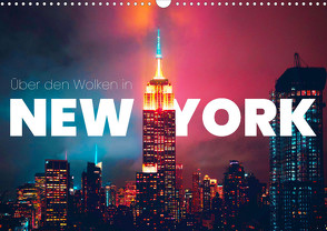 Über den Wolken in New York (Wandkalender 2024 DIN A3 quer), CALVENDO Monatskalender von Monkey,  Happy