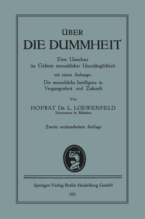 Über die Dummheit von Loewenfeld,  Leopold