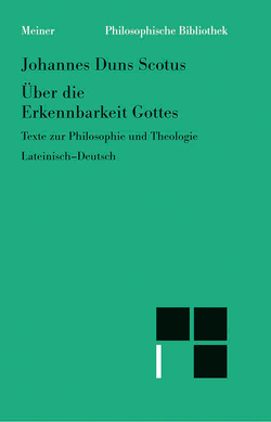 Über die Erkennbarkeit Gottes von Duns Scotus,  Johannes, Kraml,  Hans, Leibold,  Gerhard, Richter,  Vladimir