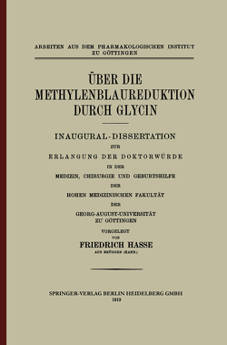 Über die Methylenblaureduktion durch Glycin von Hasse,  Friedrich