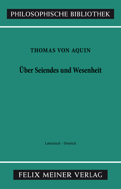 Über Seiendes und Wesenheit von Seidl,  Horst, Thomas von Aquin