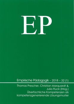 Überfachliche Kompetenzen als kompetenzgenerierende Lösungsmuster von Fluck,  Julia, Marquardt,  Christian, Prescher,  Thomas