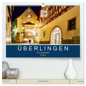 Überlingen – Oase am Bodensee (hochwertiger Premium Wandkalender 2024 DIN A2 quer), Kunstdruck in Hochglanz von Fuchs,  Sven