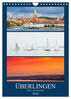 Überlingen Perle am Bodensee (Wandkalender 2024 DIN A4 hoch), CALVENDO Monatskalender von Fuchs,  Sven