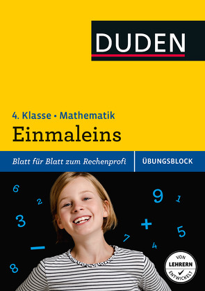Übungsblock: Mathematik – Einmaleins, 4. Klasse – bis 1.000.000 von Müller-Wolfangel,  Ute, Schreiber,  Beate, Stephan,  Claus