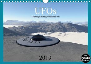 UFOs – Sichtungen außergewöhnlicher Art (Wandkalender 2019 DIN A4 quer) von Schilling,  Linda