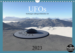 UFOs – Sichtungen außergewöhnlicher Art (Wandkalender 2023 DIN A4 quer) von Schilling,  Linda