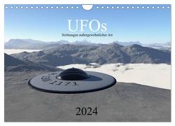 UFOs – Sichtungen außergewöhnlicher Art (Wandkalender 2024 DIN A4 quer), CALVENDO Monatskalender von und Michael Schilling,  Linda