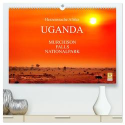 UGANDA – Murchison Falls Nationalpark (hochwertiger Premium Wandkalender 2024 DIN A2 quer), Kunstdruck in Hochglanz von Woyke,  Wibke