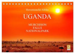 UGANDA – Murchison Falls Nationalpark (Tischkalender 2024 DIN A5 quer), CALVENDO Monatskalender von Woyke,  Wibke