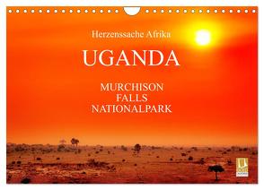 UGANDA – Murchison Falls Nationalpark (Wandkalender 2024 DIN A4 quer), CALVENDO Monatskalender von Woyke,  Wibke