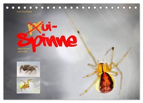 ui – Spinne. Kleine Spinnen – groß im Bild (Tischkalender 2024 DIN A5 quer), CALVENDO Monatskalender von Schmidbauer,  Heinz