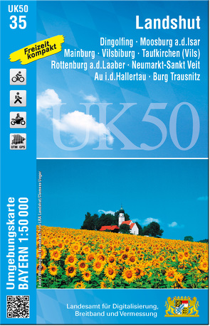 UK50-35 Landshut von Landesamt für Digitalisierung,  Breitband und Vermessung,  Bayern