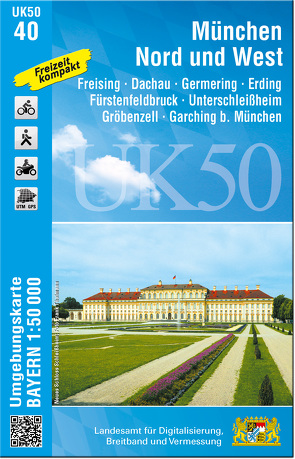 UK50-40 München Nord und West von Landesamt für Digitalisierung,  Breitband und Vermessung,  Bayern