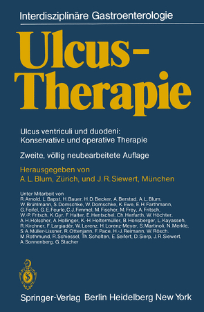 Ulcus-Therapie von Blum,  A.L., Siewert,  J.R.