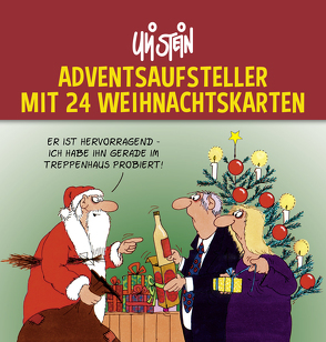 Uli Stein Adventsaufsteller mit 24 Weihnachtskarten von Stein,  Uli