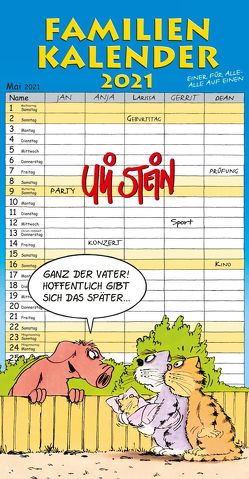 Uli Stein – Familienkalender 2021: Familienplaner mit 5 Spalten von Stein,  Uli