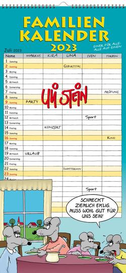 Uli Stein Familienkalender 2023: Familienplaner mit 5 Spalten von Stein,  Uli