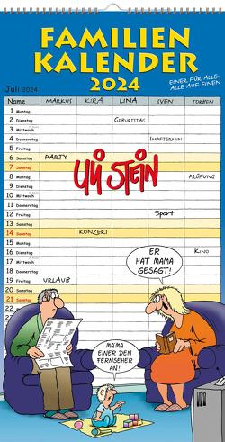 Uli Stein Familienkalender 2024: Familienplaner mit 5 Spalten von Stein,  Uli