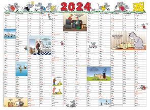 Uli Stein Kalenderkarte 2024 VE 5 von Stein,  Uli