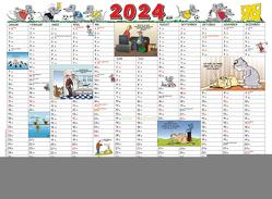 Uli Stein Kalenderkarte 2024 von Stein,  Uli