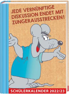 Uli Stein – Schülerkalender 2022/2023 mit 12 Postkarten und 2 Stickerbögen von Stein,  Uli