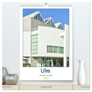 Ulm Fassaden der Stadt (hochwertiger Premium Wandkalender 2024 DIN A2 hoch), Kunstdruck in Hochglanz von Hackstein,  Bettina
