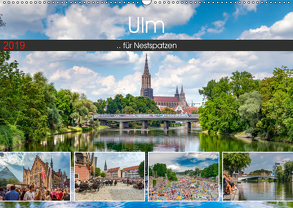 Ulm für Nestspatzen (Wandkalender 2019 DIN A2 quer) von Photography,  Trancerapid