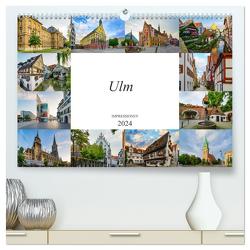 Ulm Impressionen (hochwertiger Premium Wandkalender 2024 DIN A2 quer), Kunstdruck in Hochglanz von Meutzner,  Dirk