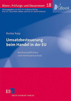 Umsatzbesteuerung beim Handel in der EU von Sopp,  Karina