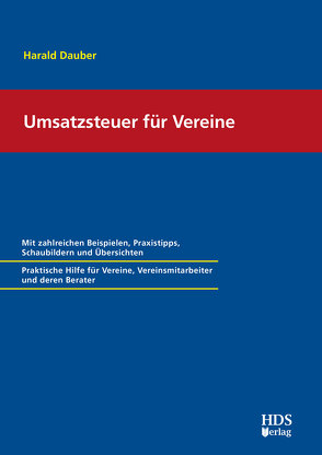 Umsatzsteuer für Vereine von Dauber,  Harald