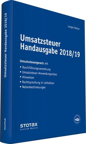 Umsatzsteuer Handausgabe 2018/19 von Langer,  Michael, Vellen,  Michael