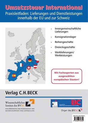 Umsatzsteuer International von Bathe,  Hans Jürgen, Flückiger,  Eric, Frühbeck,  Carlos, Haller,  Elisabeth, Mathis,  Denis, Obermayr,  Armin, Tarolli Schmidt,  Nadia, Vondraš,  Petr