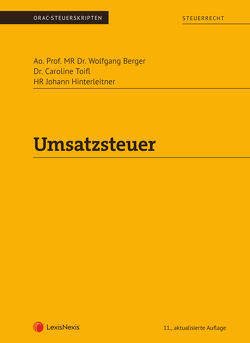 Umsatzsteuer (Skriptum) von Berger,  MR Wolfgang, Hinterleitner,  Johann, Toifl,  Caroline, Wakounig,  Marian