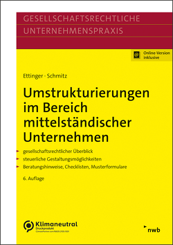 Umstrukturierungen im Bereich mittelständischer Unternehmen von Ettinger,  Jochen, Schmitz,  Markus