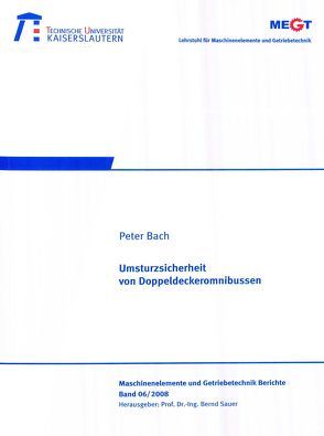 Umsturzsicherheit von Doppeldeckeromnibussen von Bach,  Peter