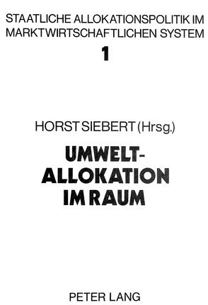 Umweltallokation im Raum von Siebert,  Horst