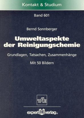 Umweltaspekte der Reinigungschemie von Sonnberger,  Bernd