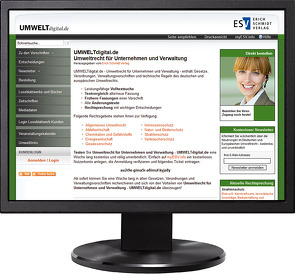 UMWELTdigital – Premium – Jahresabonnement von Erich Schmidt Verlag GmbH & Co. KG