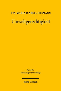 Umweltgerechtigkeit von Ehemann,  Eva-Maria Isabell