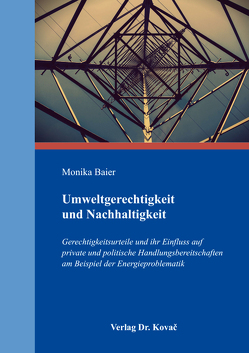 Umweltgerechtigkeit und Nachhaltigkeit von Baier,  Monika